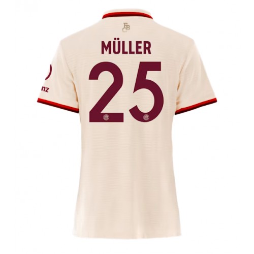 Dres Bayern Munich Thomas Muller #25 Rezervni za Žensko 2024-25 Kratak Rukav